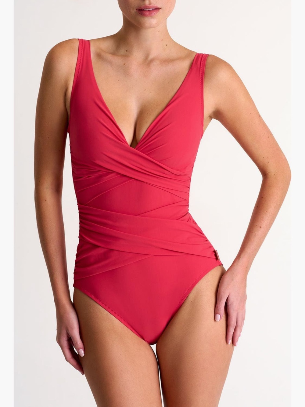 NWT Shan Ruched One-Piece Swimsuit size 6